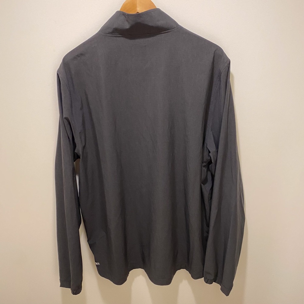 Vuori Mens XXL Full Zip Performance Jacket Charcoal Grey Stretch Activewear - Picture 9 of 10